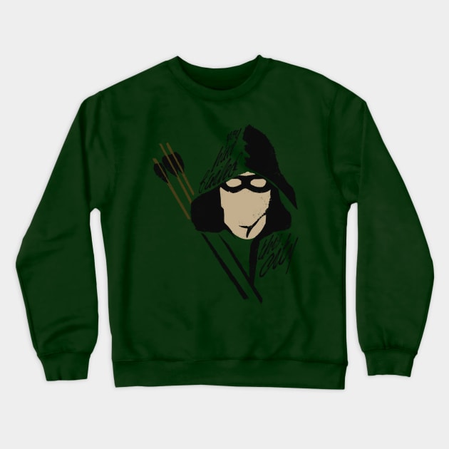 The Green Archer Crewneck Sweatshirt by RetroFreak